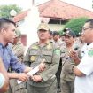 Fhoto :  Sudarsono selaku korlap Aksi saat  Orasi