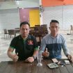 Fhoto : Sebelah kanan Sudarsono koordinator Forum Sumenep 