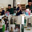 Fhoto : putra Wapimred Netsatu.com Ashraf Tanvir Mubarak saat sedang berdoa bersama Ust. Dhofir TPA Ainul Ulum Desa Lapa Laok Dan para santri-santriwati