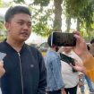 Foto : Mahbub Djunaidi Saat diwawancarai oleh media online Netsatu Terkait Dalam Kejanggalan Dalam Penanganan Perkara Korupsi di Bank 