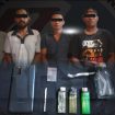 Foto ; 5 warga Sumenep Di Tangkap Satreskoba Polres Sumenep 