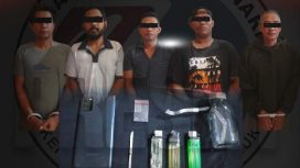 Foto ; 5 warga Sumenep Di Tangkap Satreskoba Polres Sumenep 