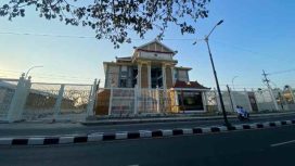 Foto : Bangunan Gedung DPRD kabupaten Sumenep di jalan Trunojoyo 