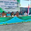 Foto : Moh.Bahar, S.E.,MM Dalam Berikan Sambutannya di Rapat Anggota Tahunan 