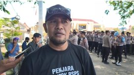Foto : Nurahmat, S.H., korlap Aksi AMSP ( Aliansi Masyarakat Sumenep Peduli)