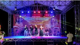 Foto : pesta rakyat semalam di Sumenep 