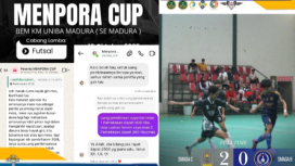 Foto : Turnamen Futsal Menpora Cup 2025 Yang Diselenggarakan Oleh Kampus UNIBA MADURA 