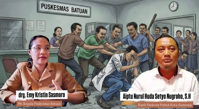 
					Aksi Nekad Dugaan Penganiyaan Bersama Terhadap Tenaga Kesehatan di Puskesmas Batuan Sumenep Berujung Laporan Polisi