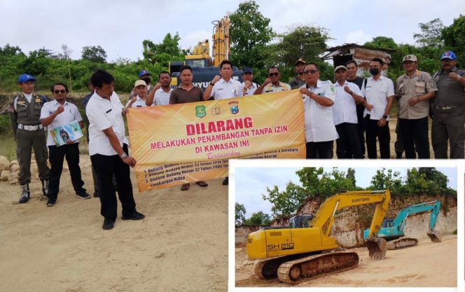 
					Foto : Tim Investigasi Pemkab Sumenep Saat Melakukan Investigasi Lokasi Sarang Tambang Galian C di Tiga Titik