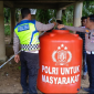 Foto : Aksi Nyata Polres Aceh Barat Melalui Satlantas Menyalurkan Bantuan Air Bersih