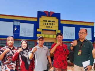 Foto : Kunjungan Tim Bapanas RI di Pasar Anom Sumenep Madura Jawa Timur 