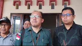 Foto : Tim Bapanas RI, Asep Herlana, SC.,M.Sc Didampingi Ipda Okta Afriasdiyanto,S.H.,M.H, Kanit Pidsus Satreskrim polres Sumenep 