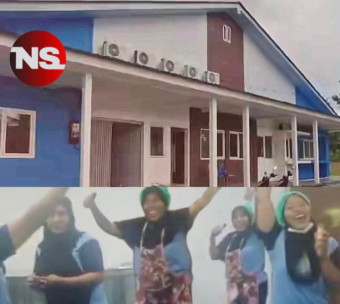 
					Foto : Aksi Sejumlah Petugas Dapur MBG Cendikia Waskita Kangayan Dalam Aksi Menghambur-hamburkan Uang Sambil Karaokean 