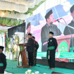 Foto : Bupati Sumenep Dr.H.Ahmad Fauzi Wongsojudo,S.H.,M.H. Memberikan Sambutan Saat Pelantikan PCNU Kabupaten Sumenep Madura Jawa Timur