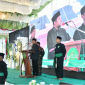 Foto : Bupati Sumenep Dr.H.Ahmad Fauzi Wongsojudo,S.H.,M.H. Memberikan Sambutan Saat Pelantikan PCNU Kabupaten Sumenep Madura Jawa Timur