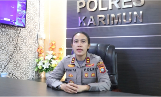 
					Foto : AKBP. Yunita Stevani, S.I.K., M.Si.,Kapolres Karimun