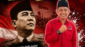 Foto : Budi Jhon Ketua PAC PDI Perjuangan Kecamatan Batuan Sumenep Madura Jawa Timur 