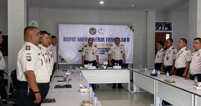 
					Foto : Karutan Batam Rapat Anev Triwulan II 