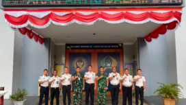 Foto : Danlanud Hang Nadim Batam Beserta Jajaran Kunjungi Lapas Kelas IIA Batam