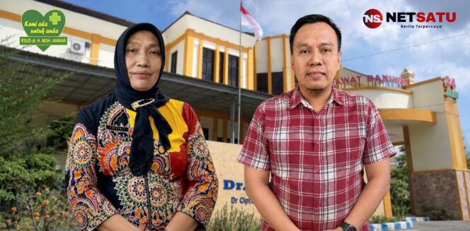 
					Foto : kiri Direktur RSUD Sumenep, dr.Hj.Erlyati, M.Kes., Kanan Pimpinan Redaksi Media Netsatu.com. Dafid Jauzi, S.Pd.I