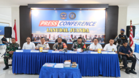 Foto : Press Conference Lanudal Juanda 