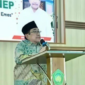 Foto : Wakil Bupati Sumenep, KH. Imam Hasyim S.H.,M.H.Saat Sambutan di Acara Pembukaan MQK di Aula MAN Sumenep